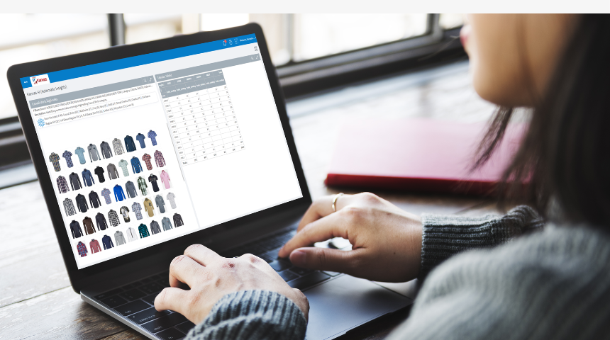 Team analysing fashion data